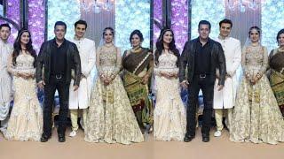 Salman Khan's grand Entry at Arbaaz Khan's 2nd Wedding with Shura Khan in her grand Wedding