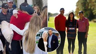 Tiger Woods embraces ex-wife Elin Nordegren in heartfelt PNC Championship moment