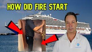 FIRE ON CRUISE SHIP, CREW MEMBER MISSING