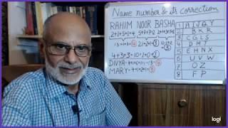 Numerology; Video-3 (Name Number & its Correction)