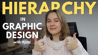 HIERARCHY IN GRAPHIC DESIGN | How To Layout your Designs Correctly | Tips to Learn Graphic Design