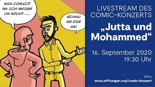 "Jutta und Mohammed – aus Fremden werden Freunde“ ein Comic-Konzert