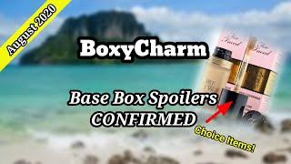 BoxyCharm August 2020 Base Box CONFIRMED Choice Items/Spoilers! | SelfTaught Beauty