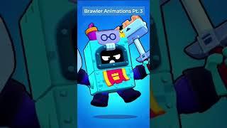 SK Brawl Stars team mimics Brawler animations part 3  #brawlstars #gaming