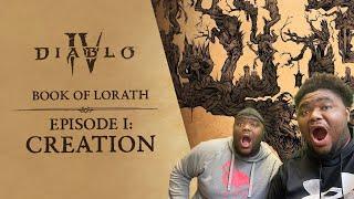 (Twins React) to Diablo IV | Book of Lorath - Episode 1: Creation - REACTION