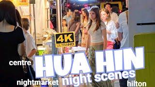 Watching peole in HUA HIN #thailand  | 4K 60 FPS UHD