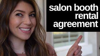 What to Include in a Hair Salon Booth Rental Agreement | Hair Salon Business Tips