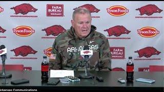 Sam Pittman Press Conference - Arkansas 35, Louisiana Tech 14