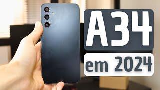 GALAXY A34 em 2024 // MELHOR que o A35?