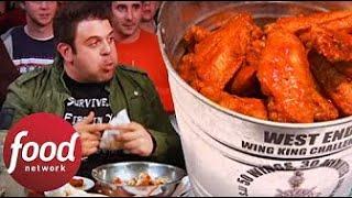 Brutal Wing King Challenge Makes Adam Struggle Real Hard | Man v Food