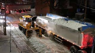 Larue 7460 - Detroit Diesel 12V71 Sound - Montreal Snow Removal 2024