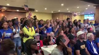 The UC community goes crazy cheering for UC grad Sydney McLaughlin as she wins Olympic Olympic Gold!