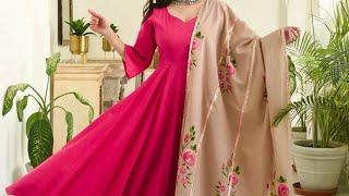 beautiful anarkali kurti with dupatta/amazon kurti/ https://amzn.clnk.in/eknR