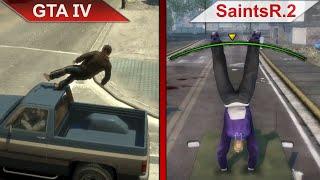 THE BIG COMPARISON 2 | GTA IV vs. Saints Row 2 | PC | ULTRA