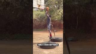 Fuerte entrenamiento de este jugador Africano.   #nba #baloncesto #basketball #deportes #noticias