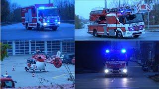 [HUBSCHRAUBERLANDUNG] Einsatzfahrten Feuerwache 4 Nürnberg