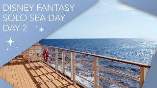 Solo Day at Sea | Day 2 | Disney Cruise Line Vlog | January 2019 | Adam Hattan