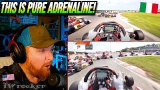 NASCAR Fan Reacts to Euro Shifter Kart POV Racing at South Garda