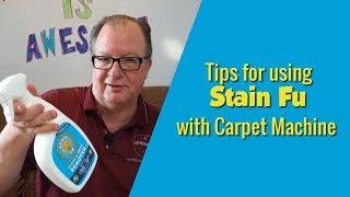 Tips when using a carpet machine | STAIN FU