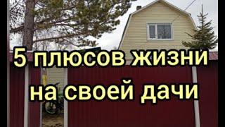 5 плюсов жизни на своей даче