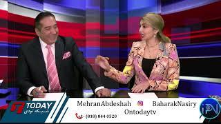 Mehran Abdeshah & Baharak Nasiri in TODAY TV مهران عبدشاه و بهارک نصیری در تودی