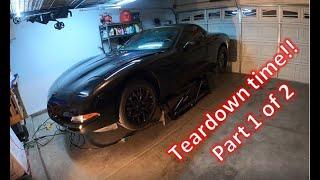 Supercharged C5 Corvette Drivetrain Removal Part 1 of 2