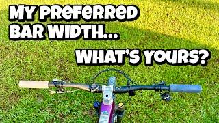 My Preferred Mountain Bike Handlebar Width for XC and Trail