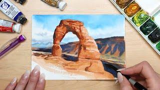 Secrets of Watercolor Painting: Arches National Park Tutorial