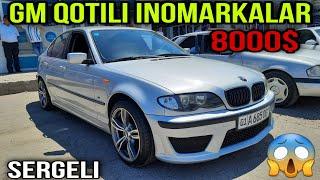 SERGELIDAN ARZON INOMARKALAR. BMW, LEXUS, HONDA, KIA CARNIVAR NARXLARI