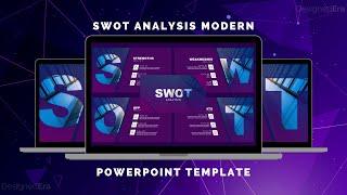 SWOT Analysis Modern Powerpoint Template | DesignedEra