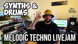 Melodic Techno Livejam - All hardware