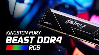 Memória Kingston FURY Beast DDR4 com RGB