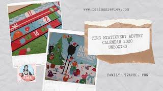 Tinc Stationery Advent Calendar review and unboxing