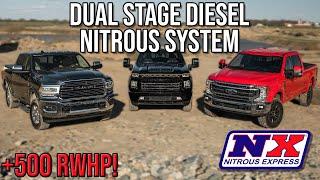 ADD 500 Horsepower to Your Diesel Truck with THIS Nitrous Express Dual Stage Diesel Nitrous System!