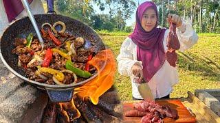 DAGING BLACK PEPPER PALING SIMPLE DAN SEDAP!  | Menu raya aidiladha