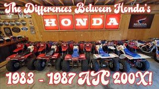 The Differences Between The 1983 - 1987 Honda ATC 200X Three Wheeler