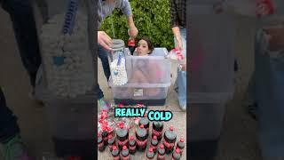 Coke and Mentos with the girl inside! 