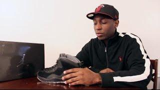 Air Jordan Retro 10 "Stealth" Retail Released In 2012 On Feet Sneaker Review