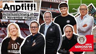 Live vom Millerntor: Die Auftaktveranstaltung der FCSP-Genossenschaft