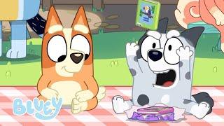 Reglas del padre de Lucky | Pasar el paquete  | Bluey - Español Canal Oficial 