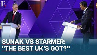 Rishi Sunak & Opposition Leader Keir Starmer Clash In Final Election Debate