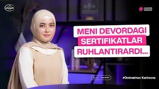 "IELTS"dagi bilimlarimni xazina to'playotgandek tasavvur qilaman" | Ominaxon Karimova