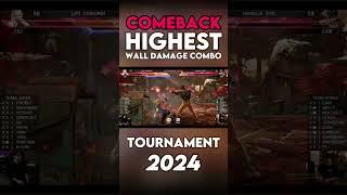 Law Comeback Highest Wall Damage Combo Tournament 2024 #tekken8 #law