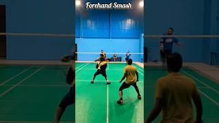 Forehand Badminton Smash #sports #badminton #bwf #shorts #shortvideo