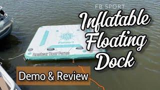 We ditched our aqua lily pad for this inflatable floating dock by FB Sport. See the demo & review!