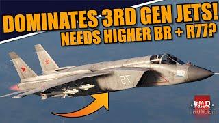 War Thunder - The YAK-141 is AMAZING NOW! DECOMPRESSION made it STOMP 3rd GEN JETS!