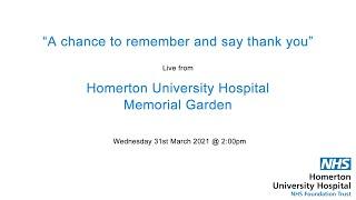 Homerton University Hospital Remembrance