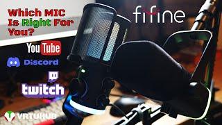 What's the best MIC for you (Condenser vs Dynamic & USB vs XLR) - fifine AM6 vs AM8