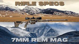 -Rifle Specs-  Custom Built 7mm REM MAG