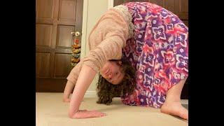 Backbend follow along tutorial + my stretching routine for dance, contortion, cheer and gymnastics